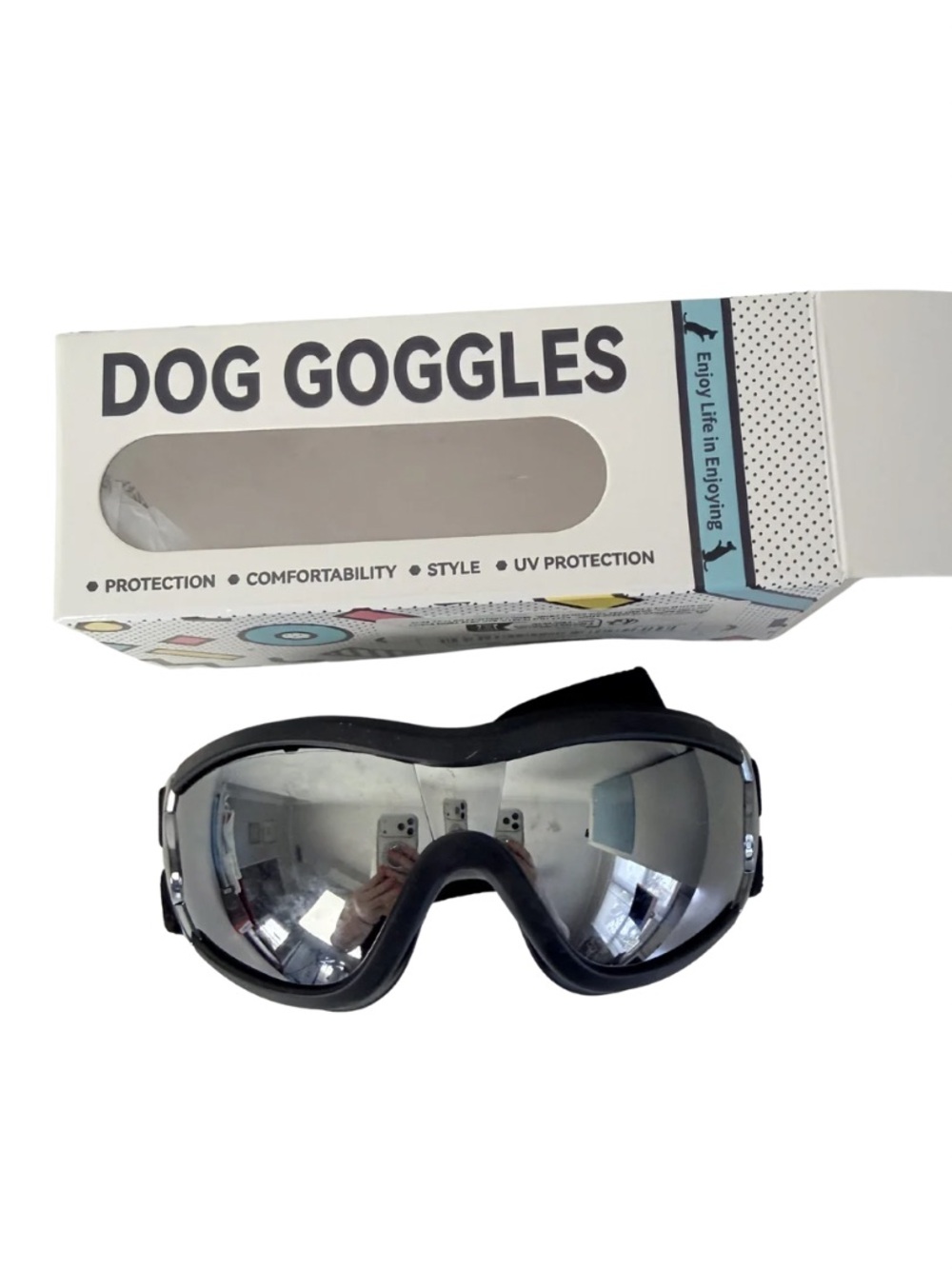 Dog Goggles UV Protection Pet Sunglasses Windproof Dustproof Adjustable eye wear